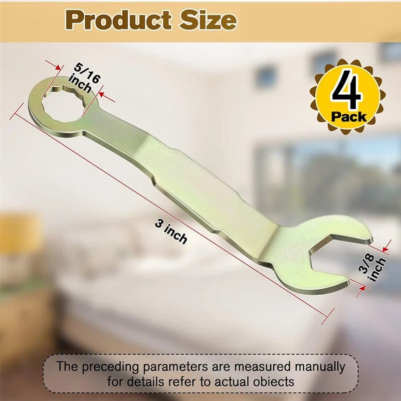 Clé de réglage de Pivot WCS-4Pcs pour cintre de porte coulissante