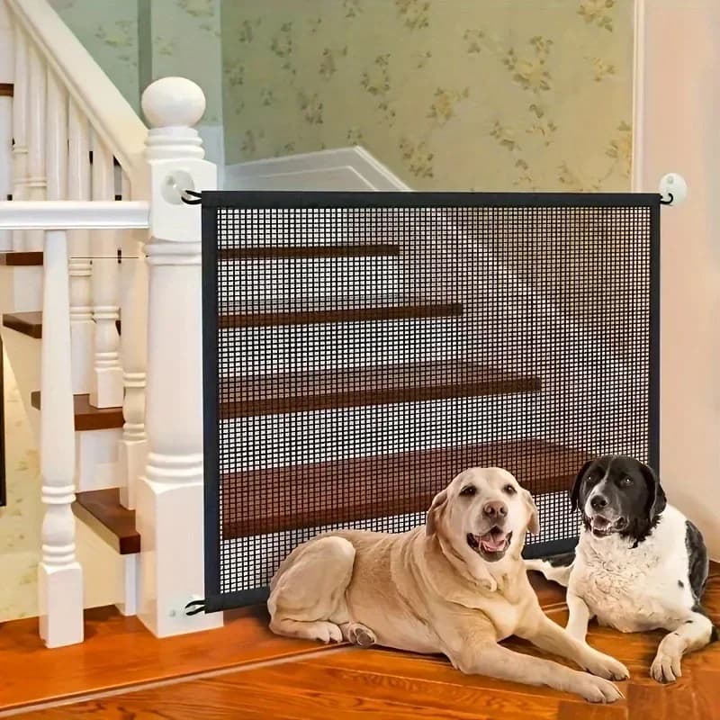 Clôture de barrière pour chien robuste avec crochets
