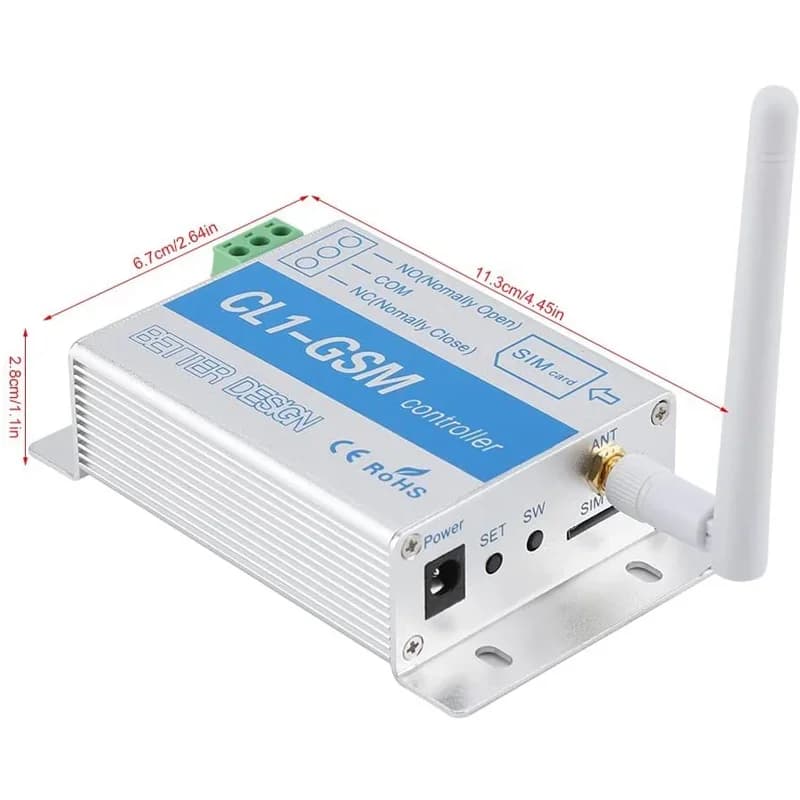 Contrôleur de relais à distance intelligent d'appel SMS GSM