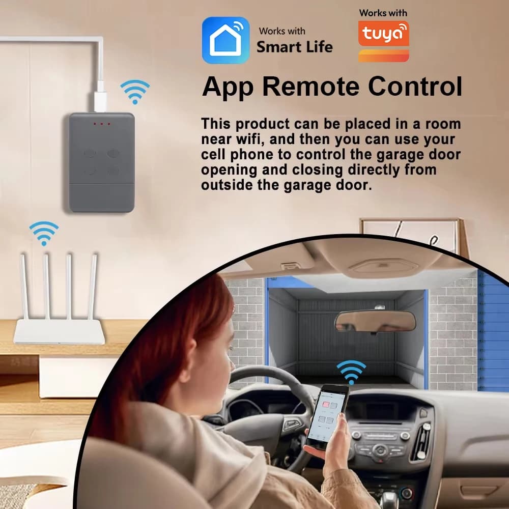 Ouvre-porte de garage intelligent WIFI