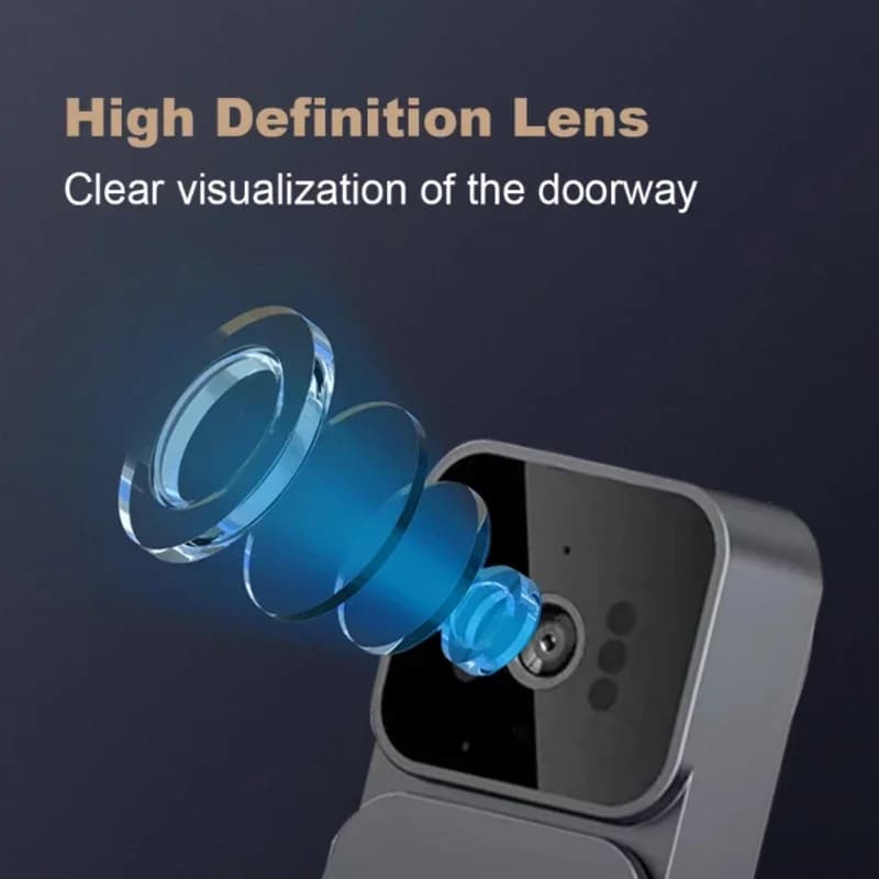 Sans fil interphone Sonnette HD Vision Nocturne 4.3in lPs écran Étanche Visuel