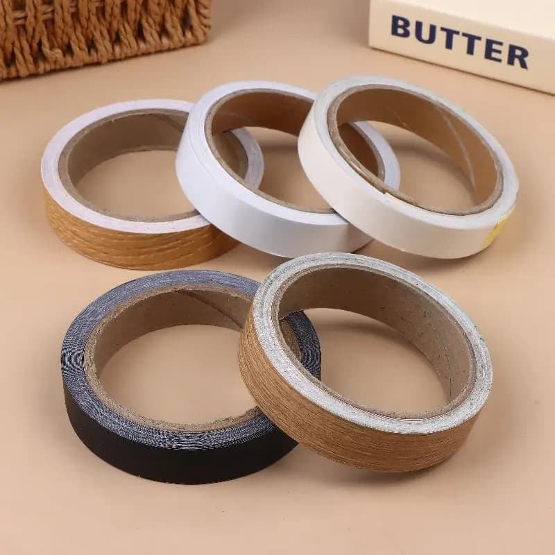 【Nice】 Bande de bordure en PVC préencollée de 10 m x 2 cm pour bois