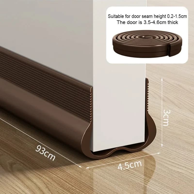 Bande d'étanchéité Flexible en PVC pour bas de porte