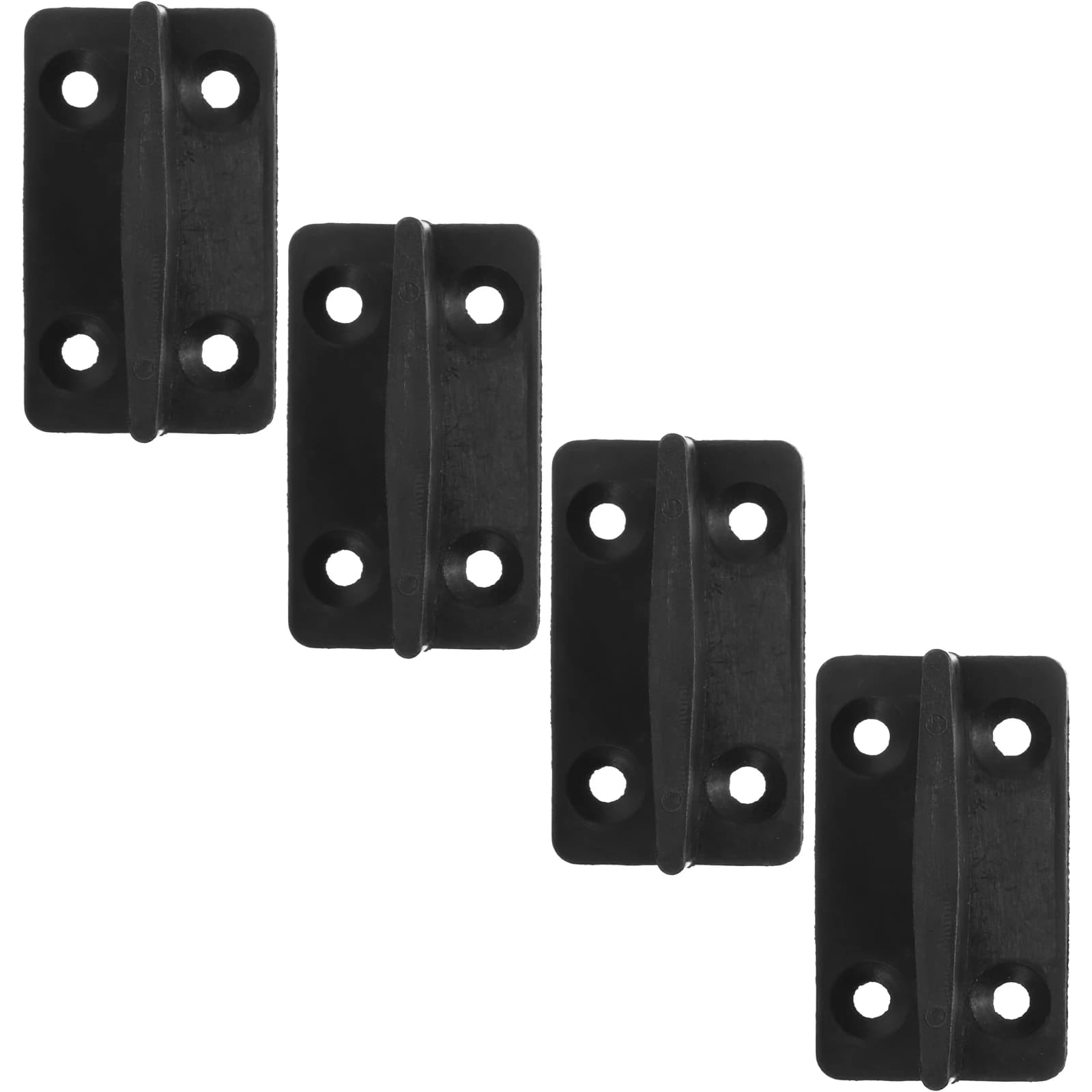 4 pièces Supports de guidage de sol pour portes coulissantes de grange