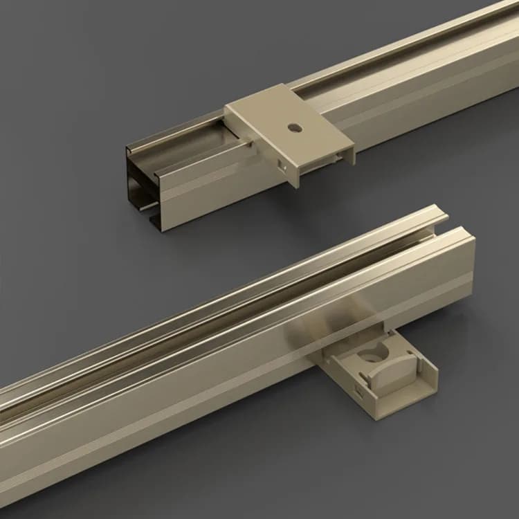 Rail coulissant en alliage d'aluminium