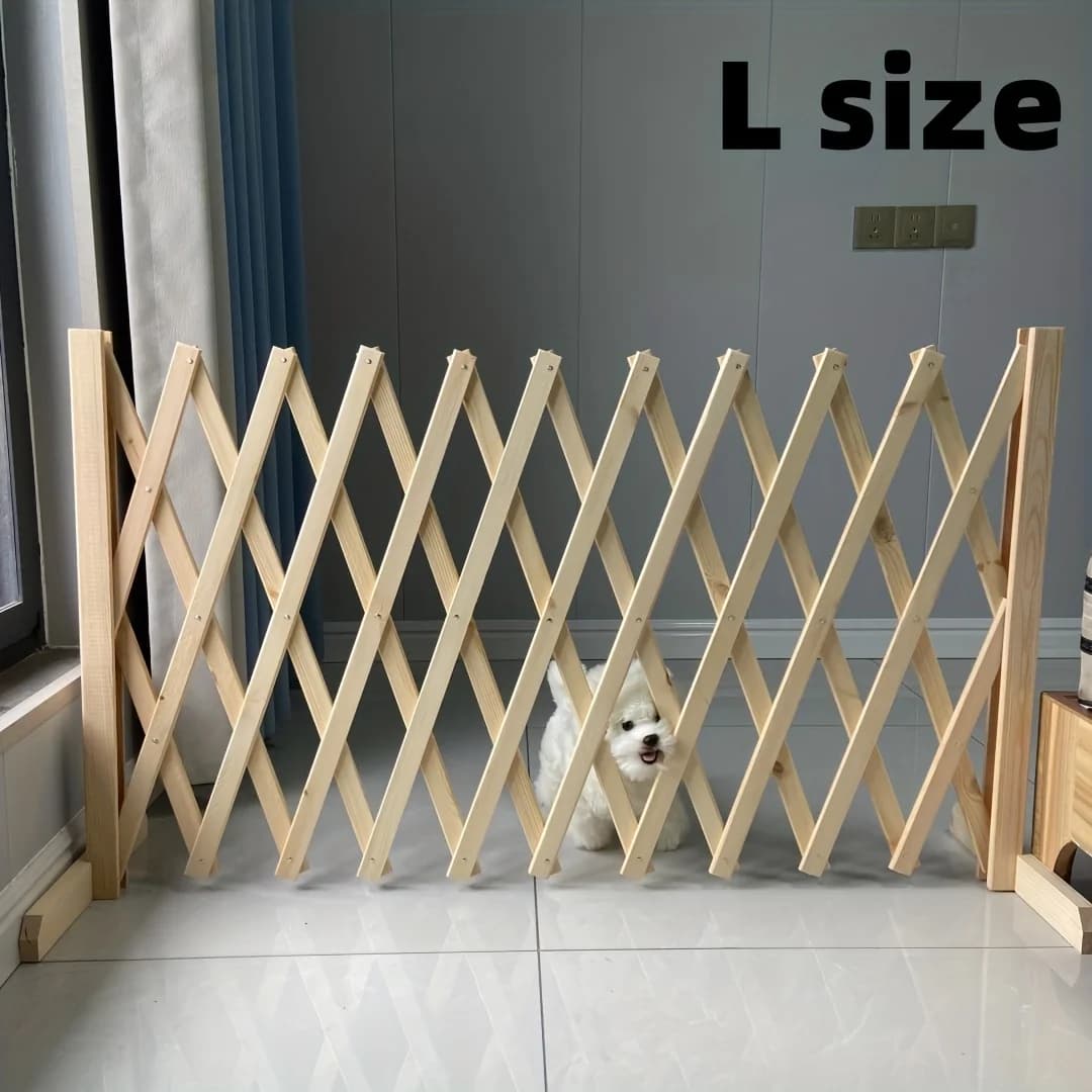Barrière pliable extensible pour chien