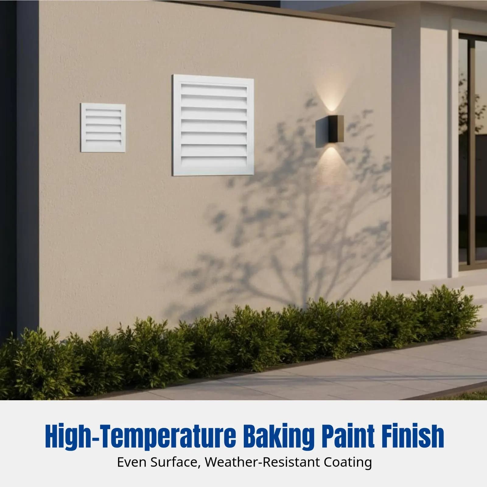 Grille de ventilation en alliage d'aluminium