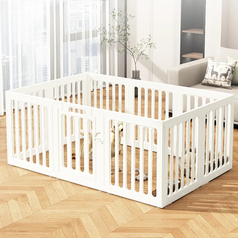 Clôture pour animaux de compagnie, hauteur 60cm, grand espace, pour chiots, Isolation intérieure, lavable, pour chien domestique, Double ventouse, Cage de sécurité pour chien