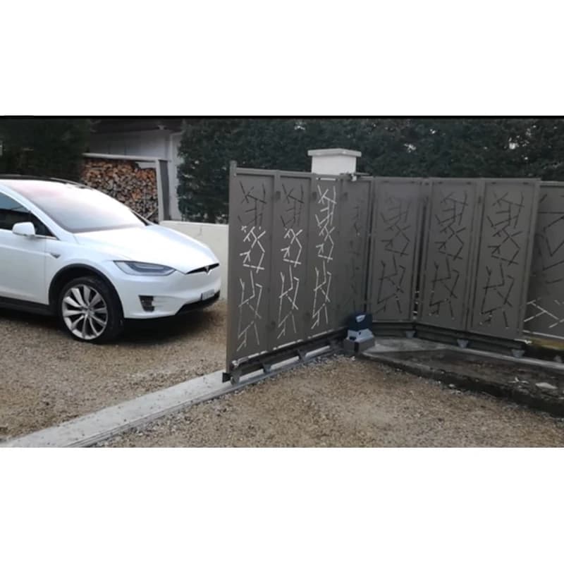 Porte de voie de sécurité coulissante automatique