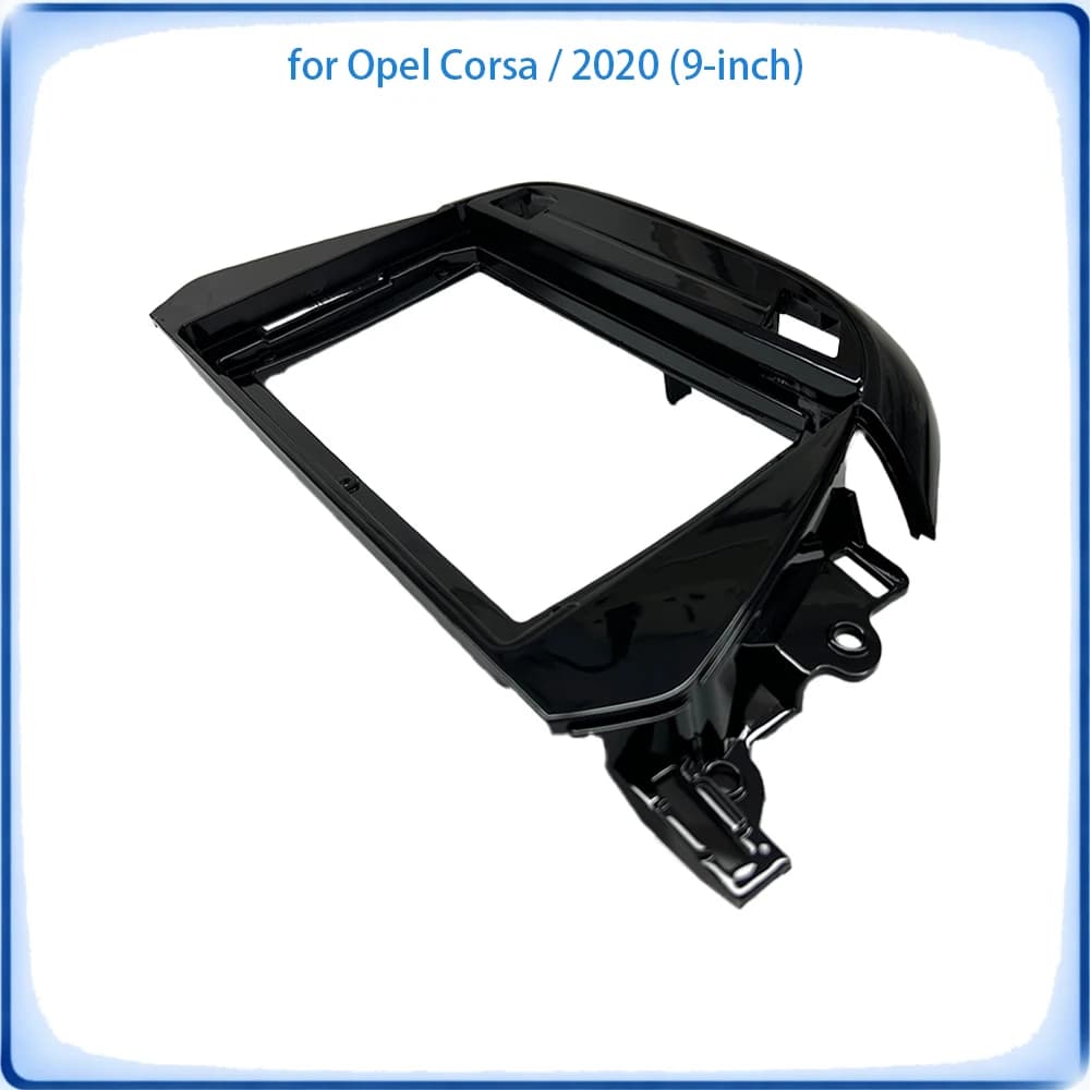 Cadre de façade d'autoradio pour Opel Corsa 2020, Kit de garniture 9 pouces, accessoires de voiture Plug & Play