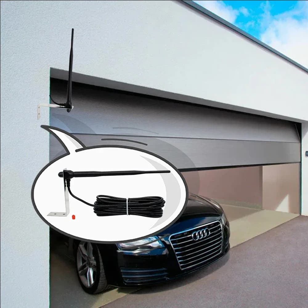 Antenne externe pour porte de garage