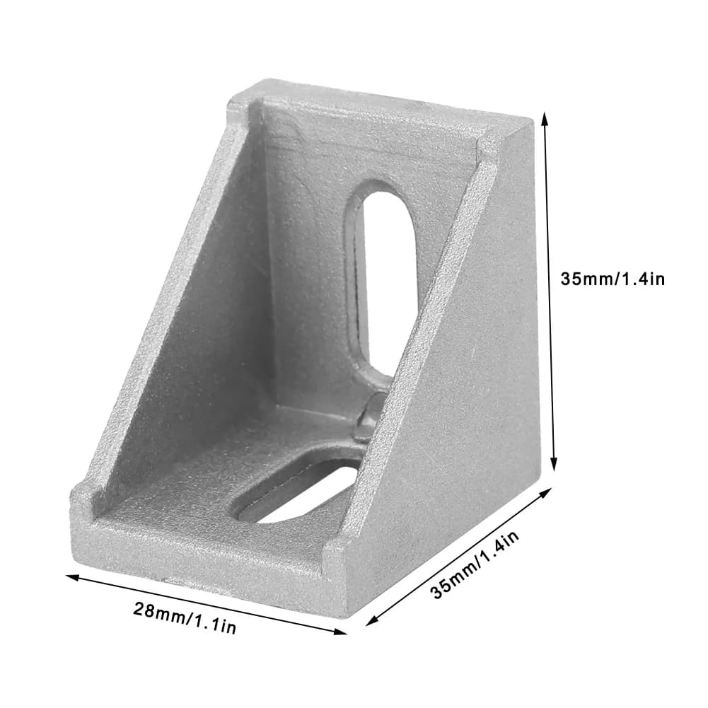 Support d'invite d'angle en aluminium