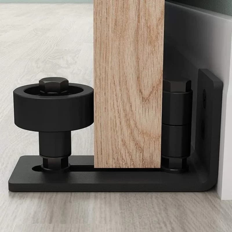 Kit de quincaillerie pour porte coulissante 8-en-1 : rails