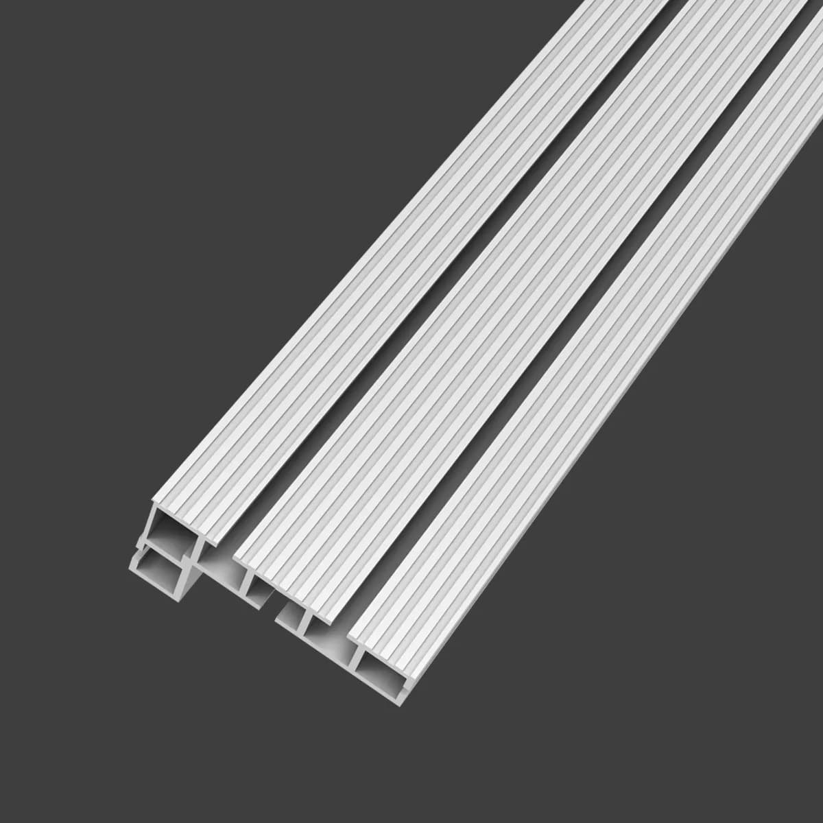 Clôture multi-piste en T en aluminium de 600MM
