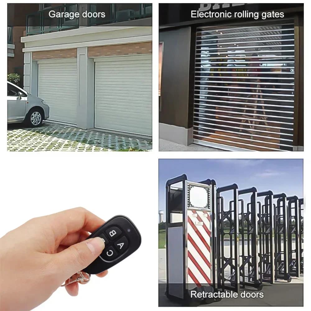 50 pcs/lot 433 MHz copie télécommande électrique ouvre-porte de Garage