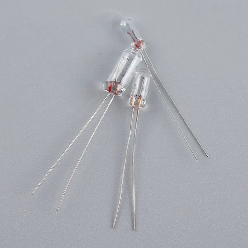 25 pièces 5mm 4mm 3mm clair 12V Mini ampoule de blé riz ampoules bouton de commutation ampoules indicateur ampoule tungstène lampe accessoires