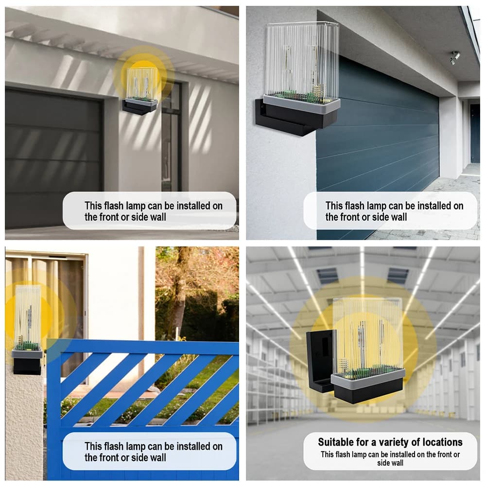 Lampe de signalisation universelle 12V 24V 220V LED