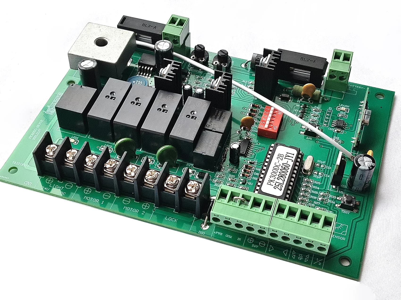 Carte de commande électronique universelle pour moteurs de portails battants 24VDC PK300DC PK350DC