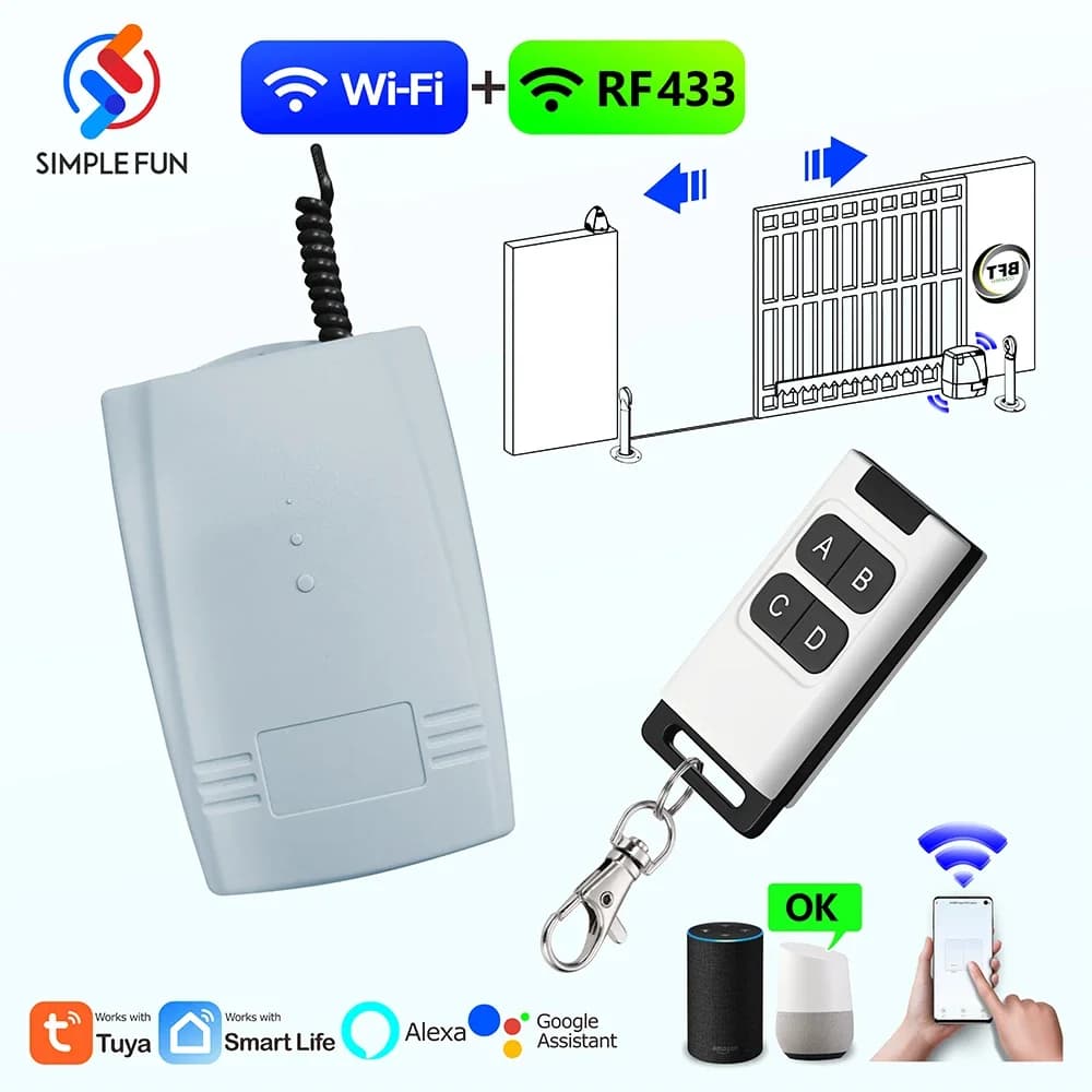 Ouvre-porte de garage intelligent WiFi RF