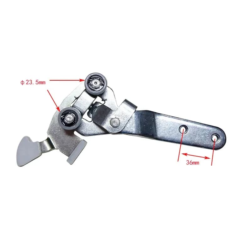 Guide de Rouleau de Porte Coulissante Droite