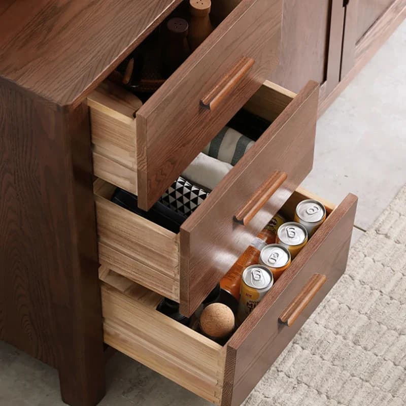 Poignée de porte d'armoire en bois, vente en gros d'usine, poignée de porte d'armoire, hêtre, noyer noir, tiroir, bûche, petite poignée en bois massif