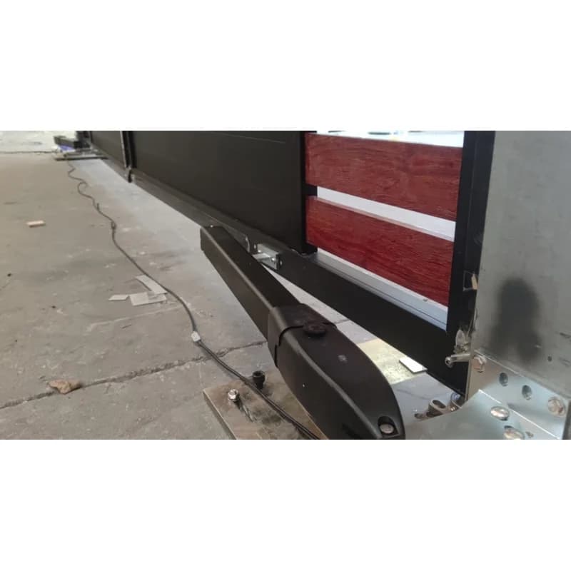 Porte automatique d'allée en aluminium