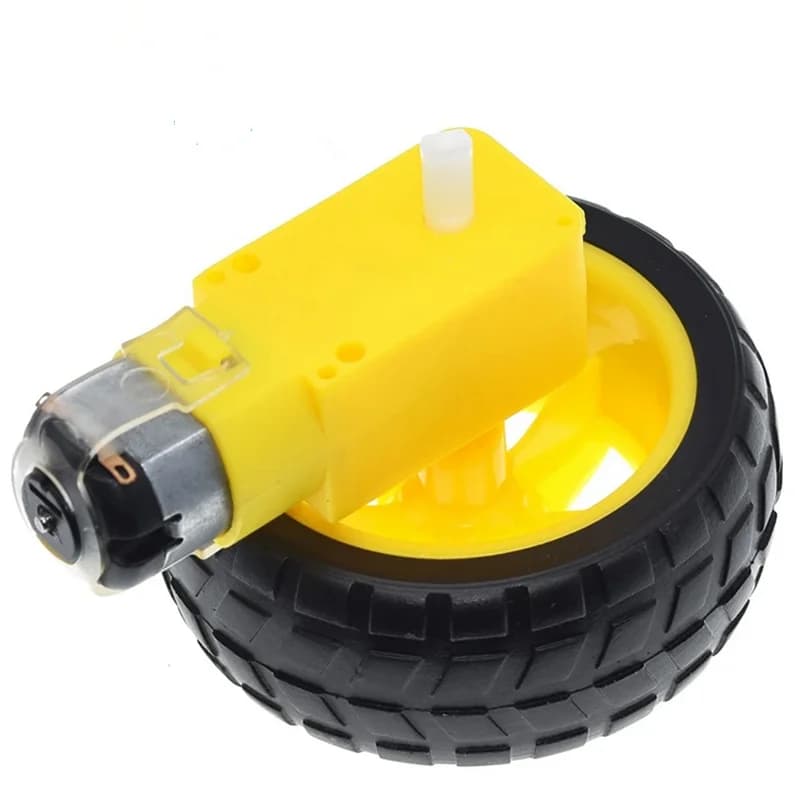 Moteur DC3V-6V à roue de 65 mm