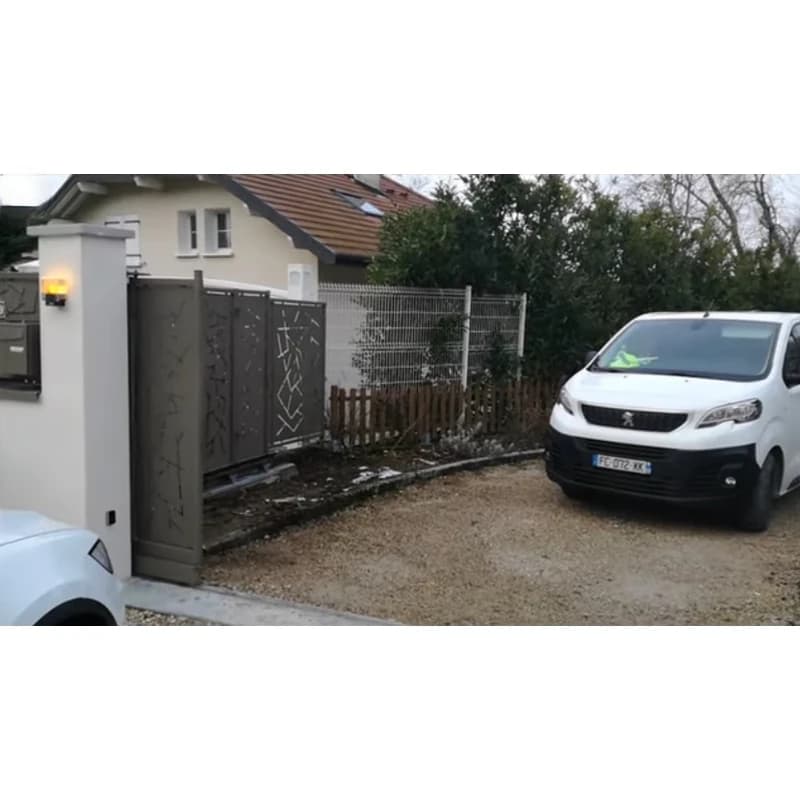 Porte de voie de sécurité coulissante automatique
