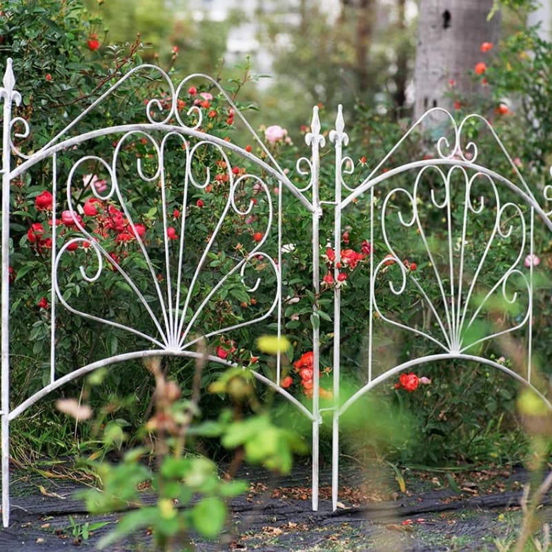 Clôture de jardin Vintage en fer forgé