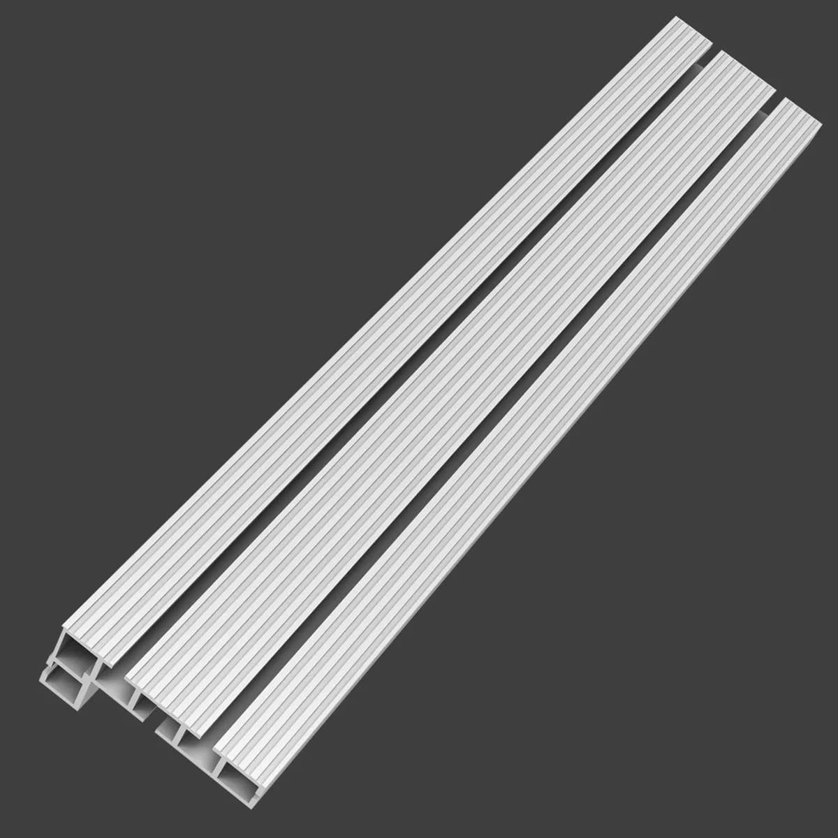 Rail de coupe d'angle en aluminium type 75