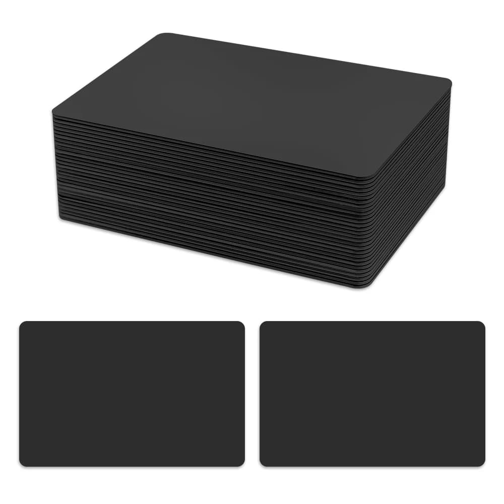 Carte noire Cuid 13.56Mhz cartes IC contrôle d'accès NFC puce intelligente Badge 0 bloc inscriptible