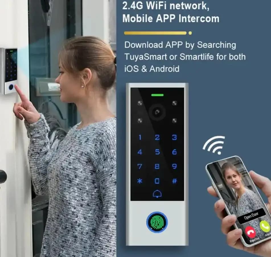 Interphone vidéo couleur filaire IP65 résistant aux intempéries