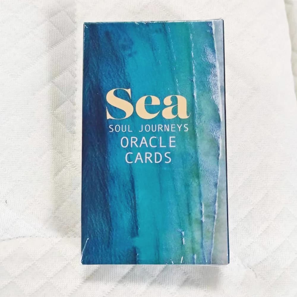 Cartes Oracle Sea Soul Jourchambres, 10.3x6cm, cartes allergiques avec le pouvoir de guérison de l'océan, 48 pièces
