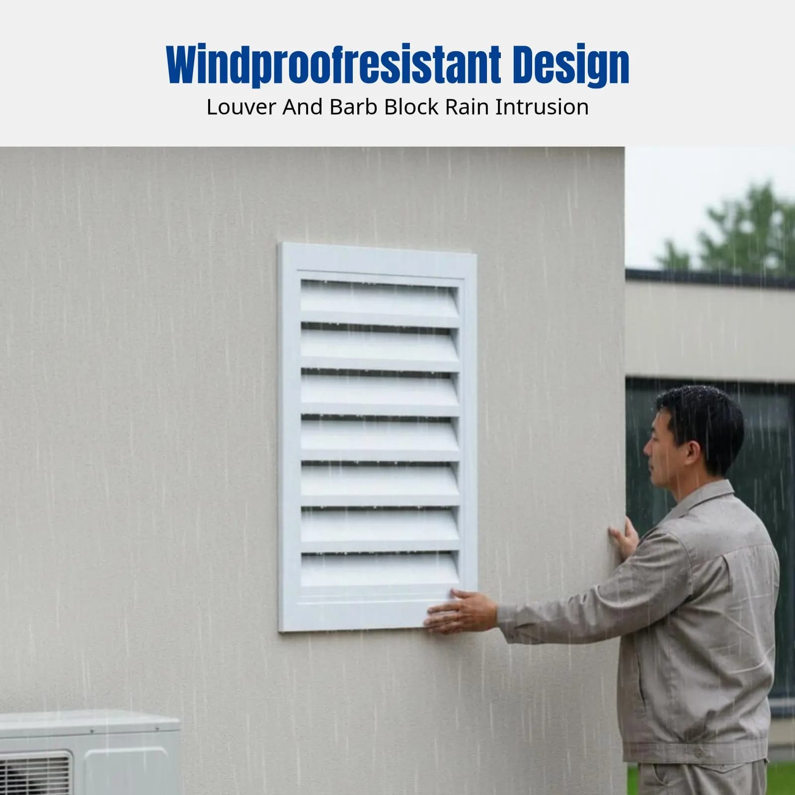 Grille de ventilation en alliage d'aluminium