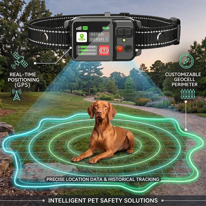Portée de couverture de clôture sans fil GPS pour chien 49-6561 pieds IP67