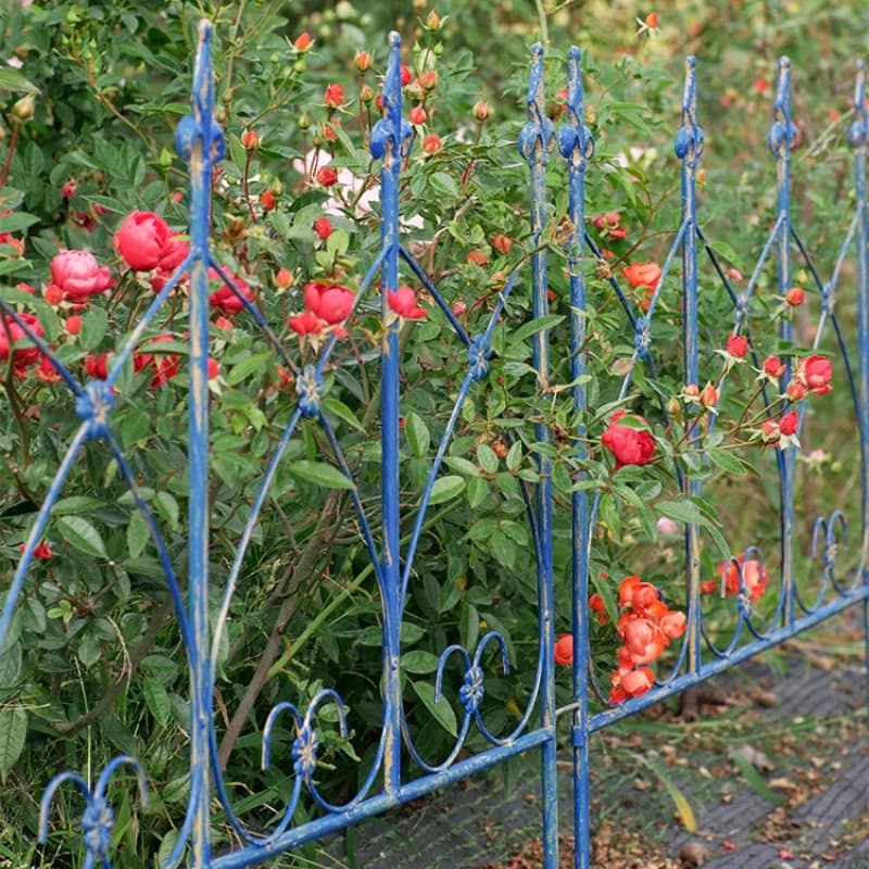 Clôture de jardin Vintage en fer forgé