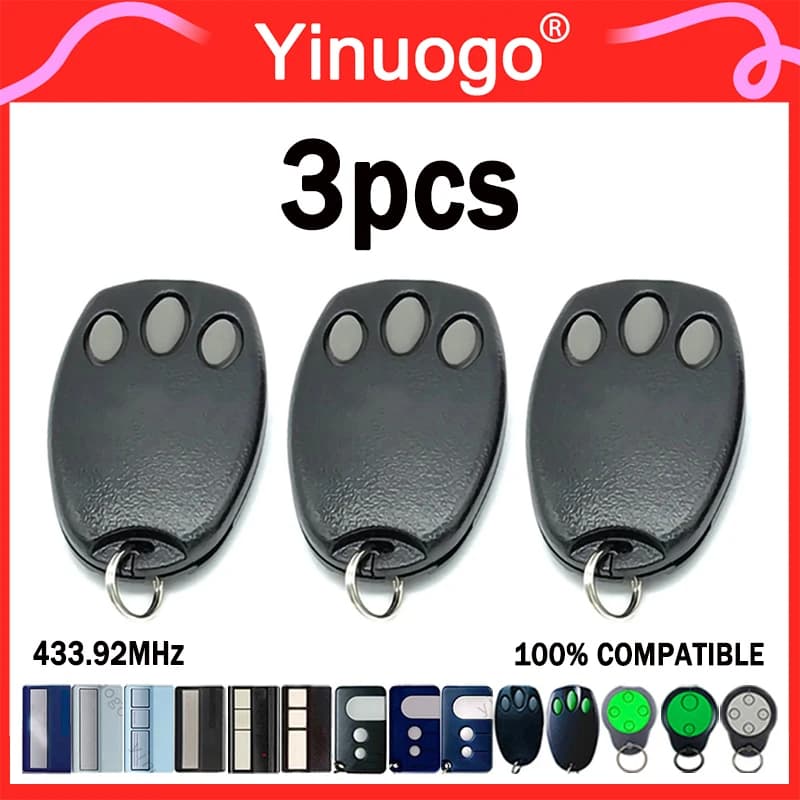 3 pièces Chamberlain LiftMaster 94335E 1A5639-7 1A6518 94330E 94335EML 94333E MotorLift 84335E 84330E Merlin C945 émetteur manuel de télécommande de Garage