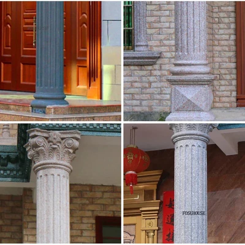 Moule de colonne romaine épaissi et durable pour accessoires de portail de villa italienne