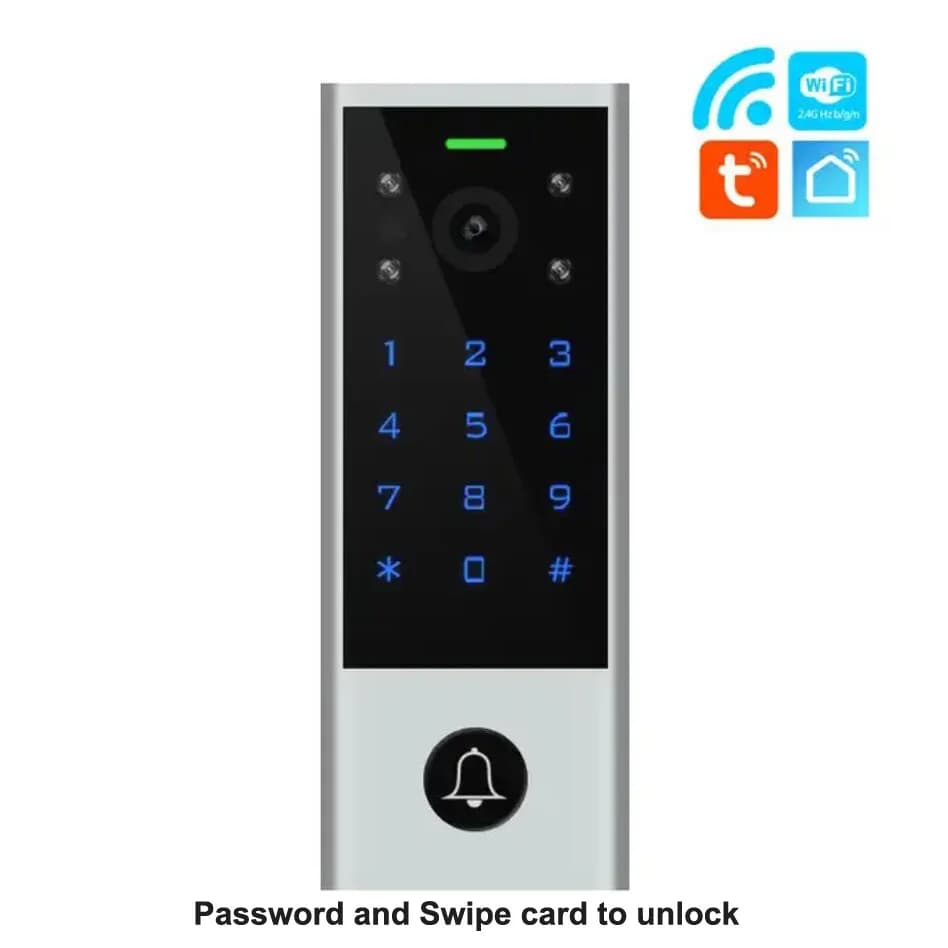 Interphone vidéo couleur filaire IP65 résistant aux intempéries