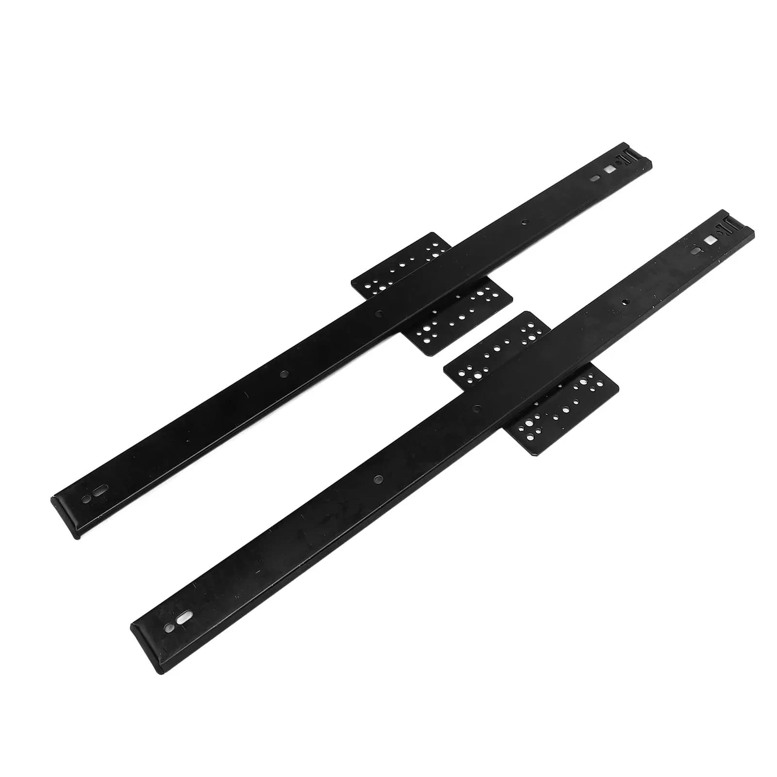 1 paire de rails coulissants dissimulés de 20 pouces, largeur 35 mm, capacité de charge 20 kg, pour porte coulissante de placard ou armoire