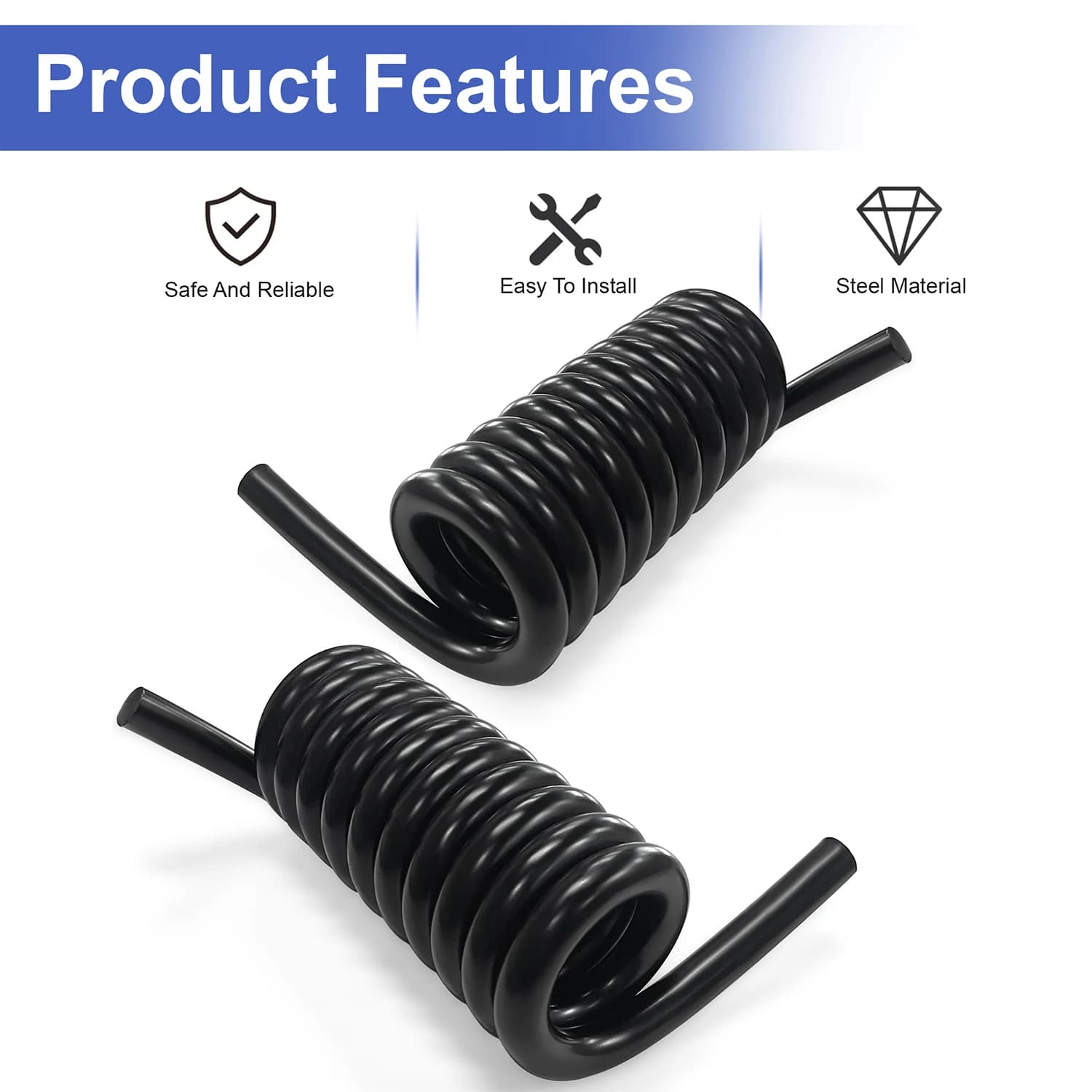 Paire de ressorts de portail de traction – Gauche et droite 226363-01 et 226363-02 pour hayon Maxon GPT