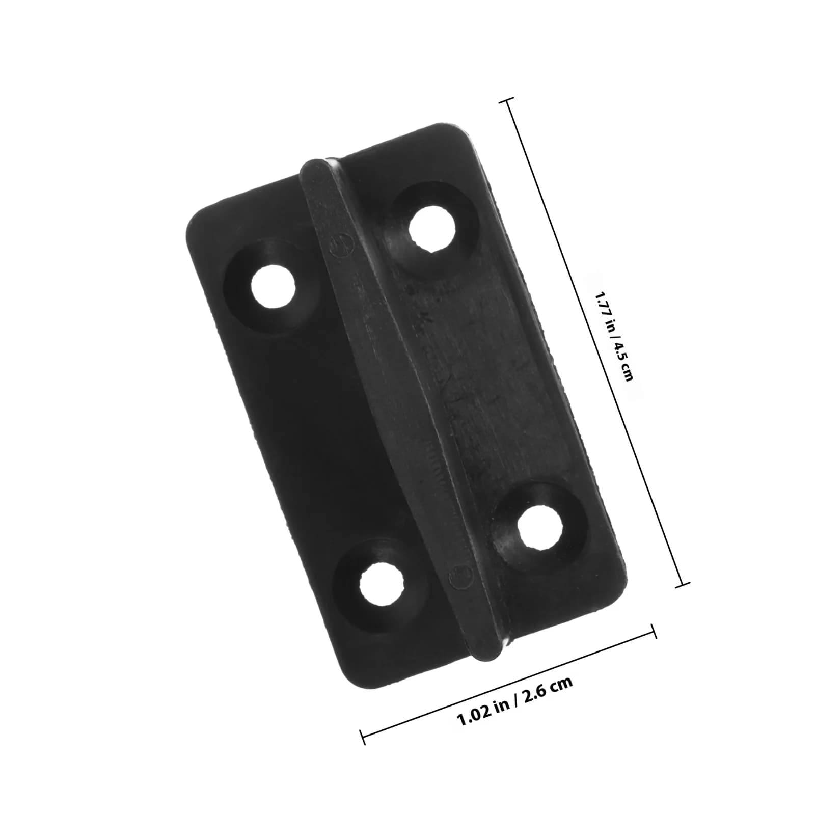 4 pièces Supports de guidage de sol pour portes coulissantes de grange