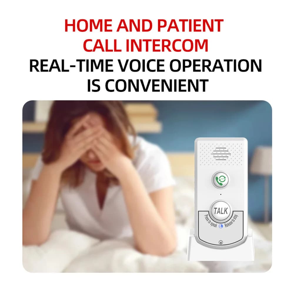 Paquet de 2 Interphones H8-2T sans fil pour appel vocal domestique