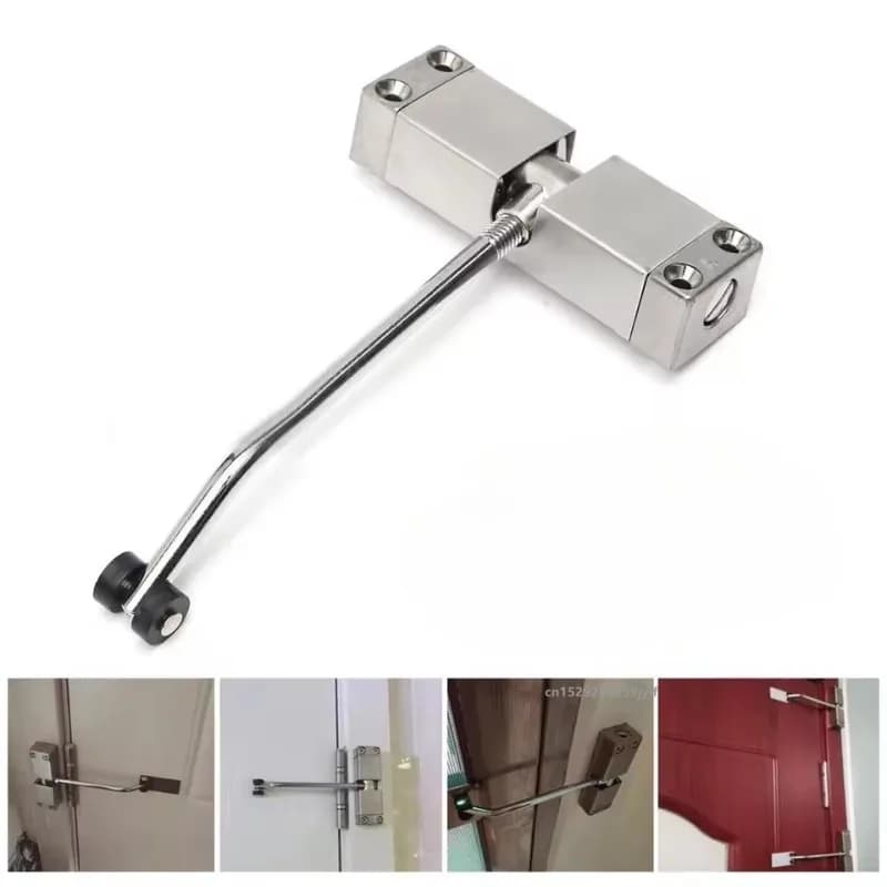 Ferme-porte automatique à tension réglable