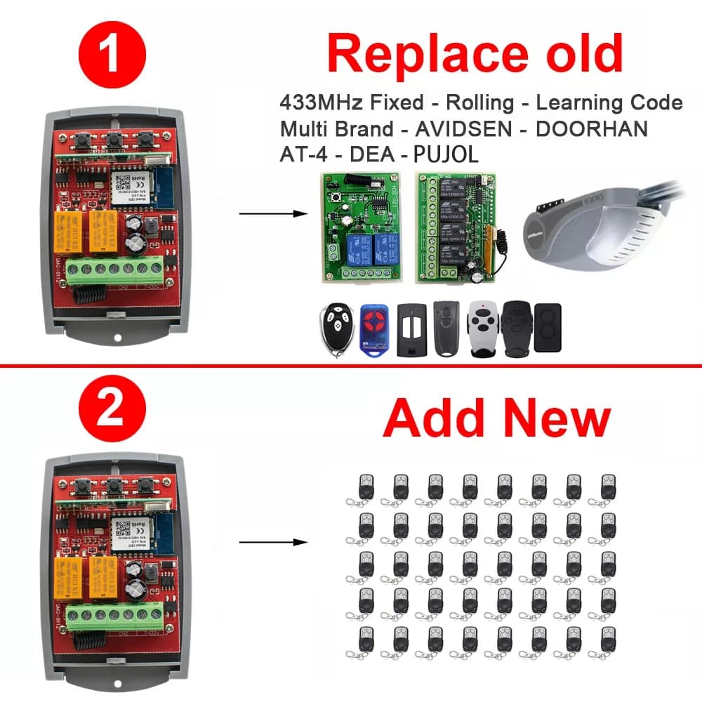 Récepteur externe Wi-Fi pour porte de garage