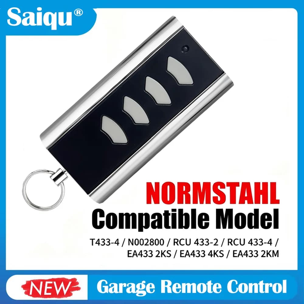 Télécommande pour porte de garage en métal