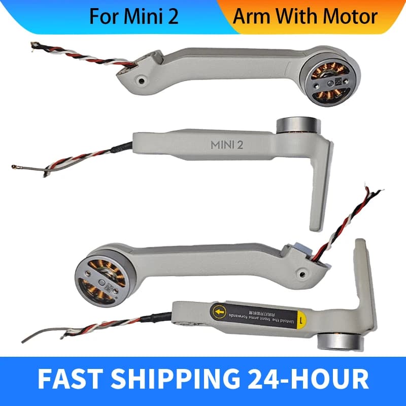 Bras d'origine avec pièces de réparation de moteur pour bras Mini 2 avec accessoires de moteur pour pièces de bras Mini 2