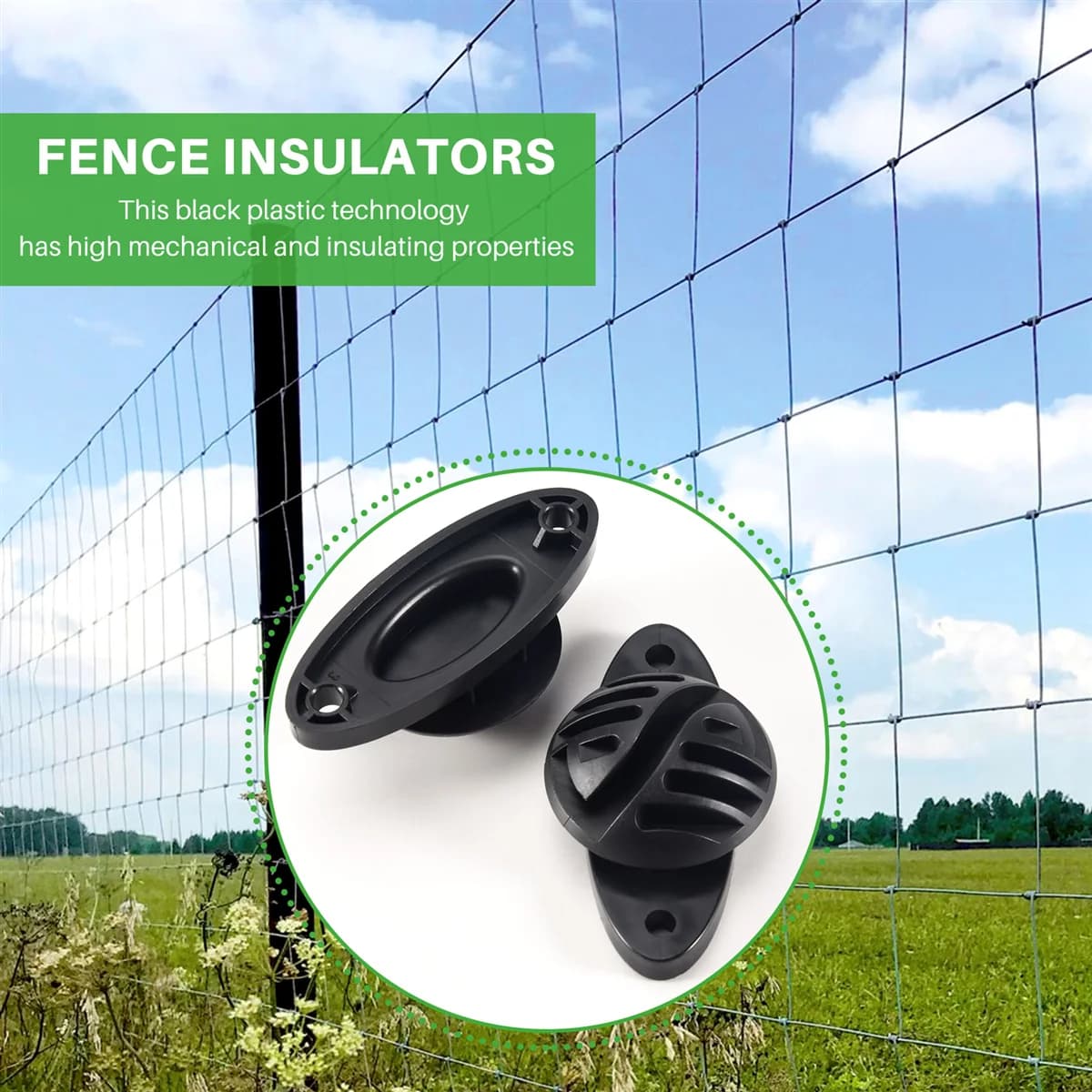 Isolateur de clôture électrique pour animaux