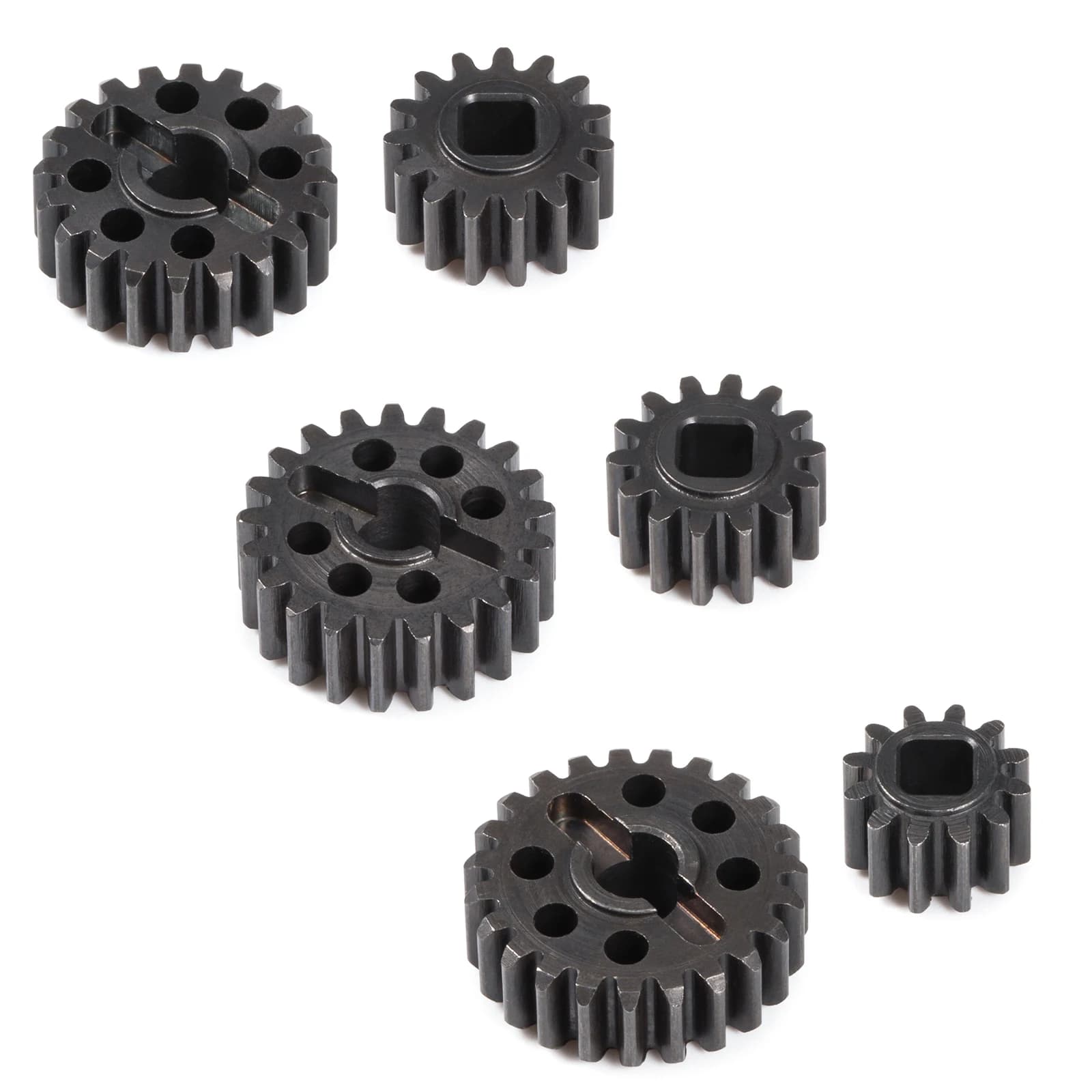 Jeu d'engrenages de surdrive de portail en acier trempé 15/20T 14/21T 12/23T pour axe