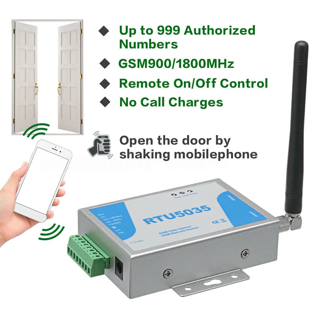 Ouvre-porte GSM 2G 3G RTU5035 RTU5024